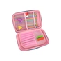 Пенал Cool For School з тисненням 1 відділення Фуксія (QT-5632-Rosered) - зменшене зображення 2
