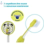 Дитяча зубна щітка Chicco 3-6 років, 2 шт. жовтий/блакитна (8058664174751) (12084.11) - уменьшенное изображение 5