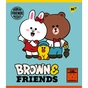 Зошит Yes А5 Line Friends 12 аркушів клітинка (766795) - зменшене зображення 2