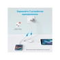Зарядний пристрій Anker PowerPort 20W USB-C + USB-A White (A2348G21) - зменшене зображення 3