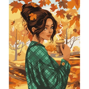 Картина по номерам Santi Осіння кава 40*50 см (954689) изображение 1