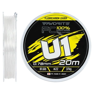 Флюорокарбон Favorite U1 FC 20m 22/0.78mm 81.6lb/37.0kg (1693.12.01) зображення 1