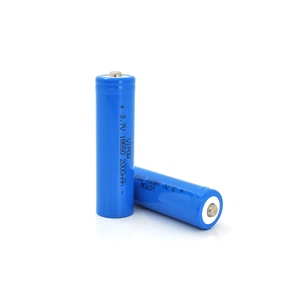 Акумулятор 18650 2000mAh, TipTop, 3.7V, Blue Vipow (ICR18650-2000mAhTT) зображення 1