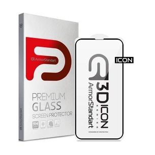 Скло захисне Armorstandart Icon 3D Apple iPhone 14 Pro Black (ARM61972) зображення 1