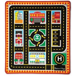 Дитячий килимок Melissa&Doug Рятувальні автомобілі з машинками (MD19406) зображення 1