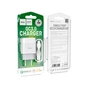 Зарядний пристрій HOCO C72Q Glorious USB QC3.0 + cable USB to USB-C 18W White (6931474732552) - зменшене зображення 4