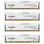 Модуль пам'яті для комп'ютера DDR4 32GB (4x8GB) 2933 MHz HyperX FURY White Kingston Fury (ex.HyperX) (HX429C17FW2K4/32) - зменшене зображення 1
