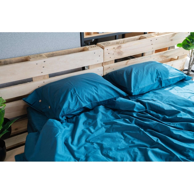 Простынь Ardesto на резинке Mix&Match сатин 160х200+30 см океан (ART1620FSB) - изображение 8