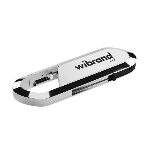 USB флеш накопичувач Wibrand 4GB Aligator White USB 2.0 (WI2.0/AL4U7W) - зображення 1