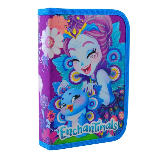 Пенал 1 вересня Enchantimals твердий одинарний з двома клапанами (532198) - изображение 1