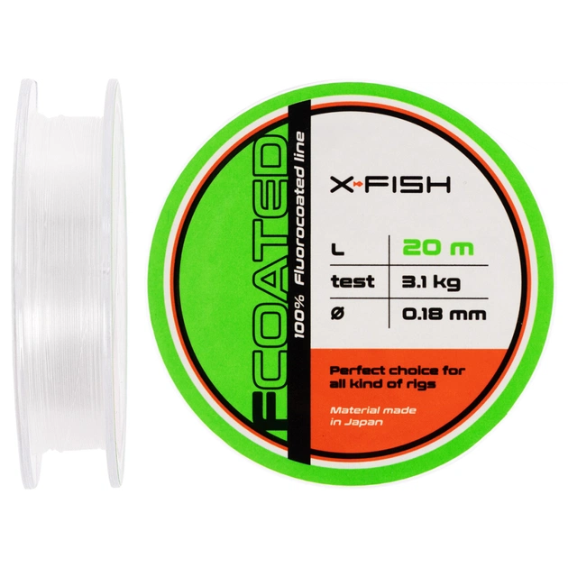 Флюорокарбон X-Fish FCoated 20m 0.18mm 3.1kg (1917.01.42) - изображение 1