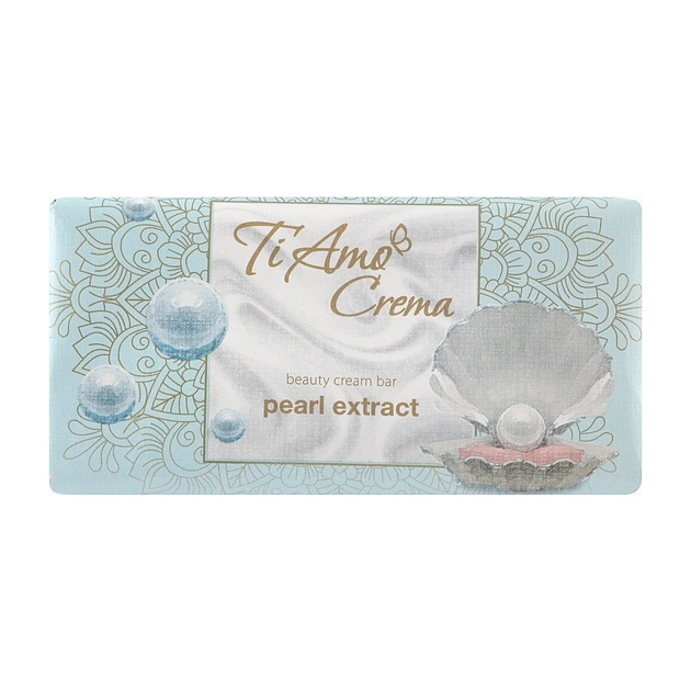 Твердое мыло Ti Amo Crema с экстрактом жемчуга 125 г (4820195507490) - изображение 1