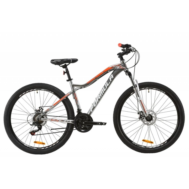 Велосипед Formula 27.5" MYSTIQUE 1.0 AM DD рама-17,5" 2020 сріблясто-помаранчевий (OPS-FR-27.5-034) - зображення 1