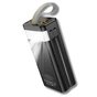 Батарея універсальна HOCO 30000mAh Plentiful 22.5W, built-in cables, LED, Black (DB58 / 715030) - зменшене зображення 4