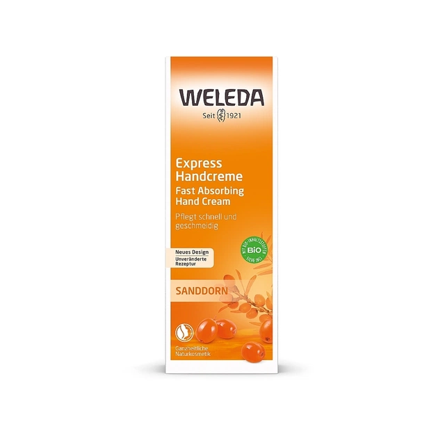 Крем для рук Weleda Sea Buckthorn Експрес-догляд 50 мл (4001638523028) - picture 3