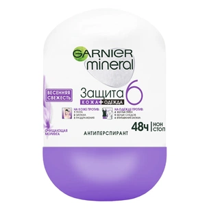 Антиперспирант Garnier Mineral Защита 6 Весенняя свежесть роликовый 50 мл (3600541474437) изображение 1