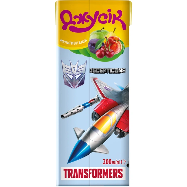 Сік дитячий Джусік Поні-Трансформери Мультивітамінний нектар з м'якоттю 200 мл (4820016252745) - picture 6