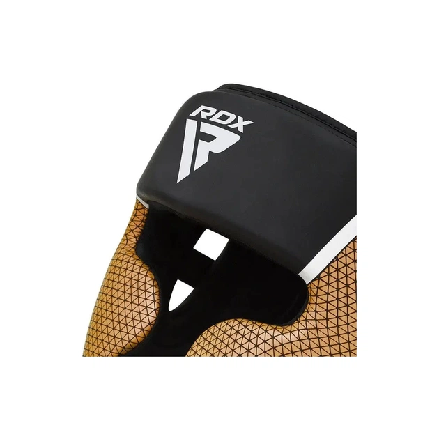 Боксерський шолом RDX Aura Plus T-17 Black Golden XL (HGR-T17BGL-XL+) - picture 4