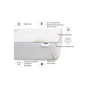 Наматрацник MirSon №1031 Alberto Bamboo Aloe Vera 80х160 см (2200001502628) - зменшене зображення 3