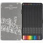 Карандаши цветные Faber-Castell Black Edition tincolour pencils, тригранні, чорне дерево, 12 кольорів (116413) (32087) - уменьшенное изображение 5