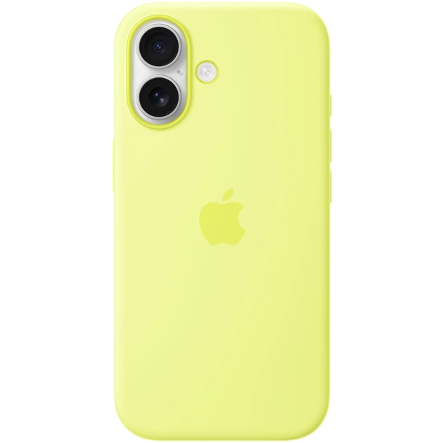 Чохол до мобільного телефона Apple Silicone iPhone 17 Neon Yellow Model A3558 (MGEV4ZM/A) - зображення 1
