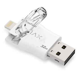 USB флеш накопичувач PhotoFast 32GB i-Flashdrive MAX White USB/Lightning (IFDMAX32GB) зображення 1