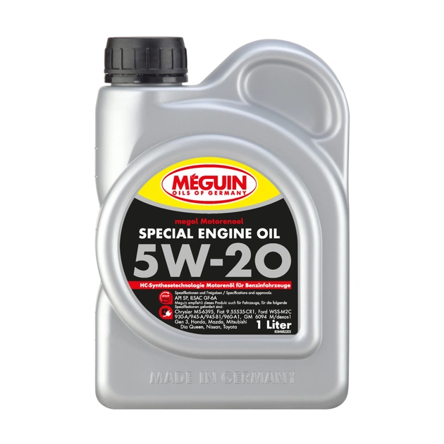 Моторна олива Meguin SPECIAL ENGINE OIL SAE 5W-20 1л (9498) - изображение 1