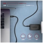 Дата кабель USB-C to USB-C 2.0m USB 3.2 Gen 2 PD 100W 5A 4K black AXAGON (BUCM32-CM20AB) - зменшене зображення 6