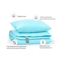 Ковдра MirSon Набір Бавовняний №1706 Eco Light BLue Ковдра 155х215 + подуш (2200002656320) - зменшене зображення 2
