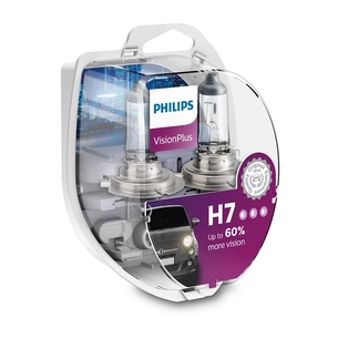 Автолампа Philips H7 VisionPlus, 2шт (12972VPS2) зображення 1