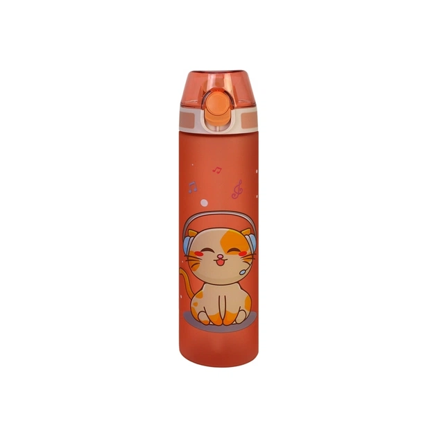 Поильник-непроливайка Cool For School Cat Vibes, 750 мл, розовая (CF61315) - изображение 1