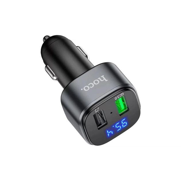 FM модулятор HOCO E67, Black, Box - зображення 3