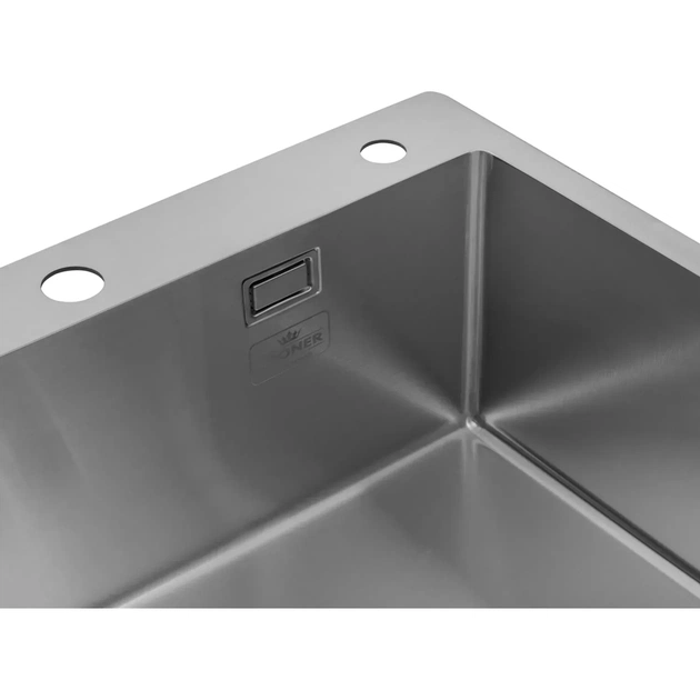 Мийка кухонна Kroner Geburstet-6050HM (CV022802) - зображення 7