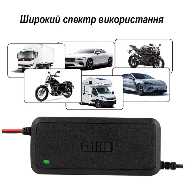 Зарядний пристрій для автомобільного акумулятора XoKo XK-CC12-5A - picture 6