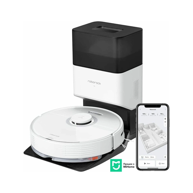 Пилосос Xiaomi RoboRock Vacuum Cleaner Q7 Max+ White (Q7MP02-00) - зображення 1