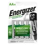 Акумулятори Energizer Recharge Power Plus AA/HR6 LSD Ni-MH 2000 mAh BL 4шт - зменшене зображення 1