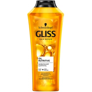 Шампунь Gliss Oil Nutritive для сухого та пошкодженого волосся 400 мл (9000100549837) зображення 1
