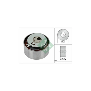 Ролик натягувача ременя INA 531 0778 10 зображення 1