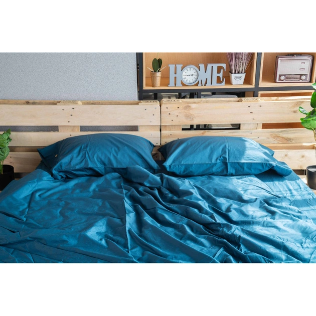 Простынь Ardesto Mix&Match сатин 240х260 см океан (ART2426FSB) - изображение 12