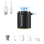 Насос для надувной мебели Flextail Tiny Pump Х, чорний із вакуумними пакетами 2 шт (50х70) (6975755966335) - уменьшенное изображение 1