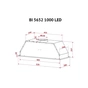 Витяжка кухонна Perfelli BI 5652 BL 1000 LED - зменшене зображення 11