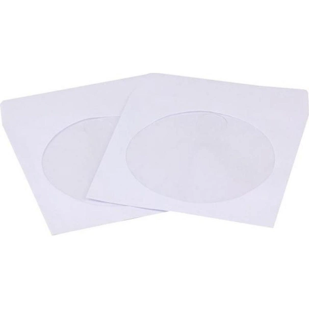 Конверт до диска Verbatim paper + window (100-pack) (049976/KOPZ100) - picture 1