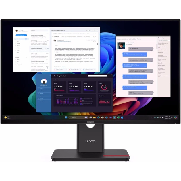 Монітор Lenovo T27UD-40 (64AFGAT2UA) - зображення 1