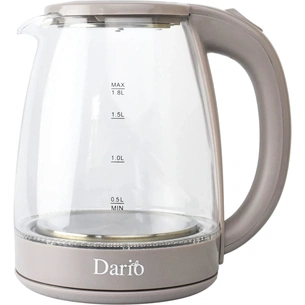 Електрочайник Dario DR1802 grey зображення 1