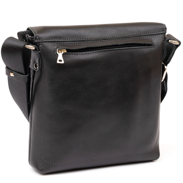 Сумка Grande Pelle У гладкій шкірі Чорна (11333) - зображення 2