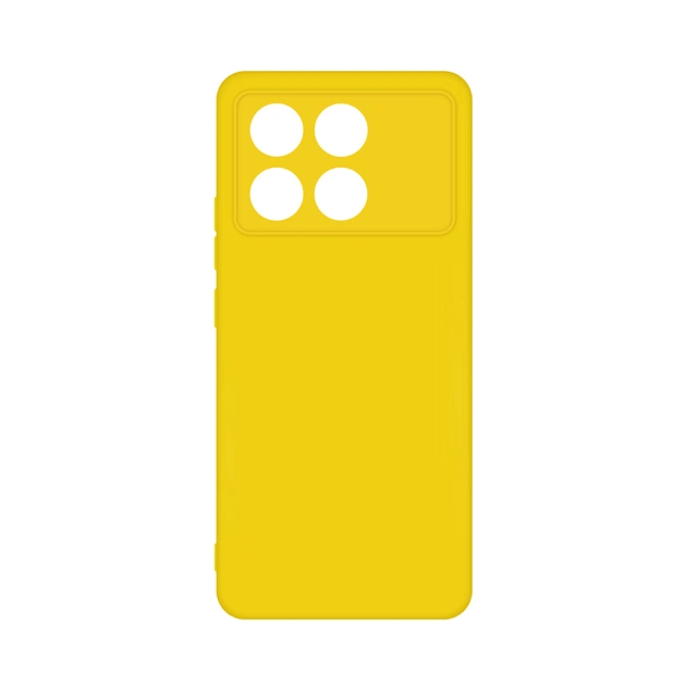 Чехол для мобильного телефона ACCLAB Silicone Poco X6 Pro Yellow (1283126602214) - изображение 1