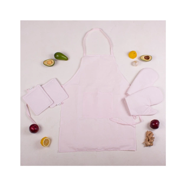 Фартух MirSon Набір 11-2409 Elma бязь дві прихватки + дві рукавички-прихватки + фартух (2200006752639) - picture 2
