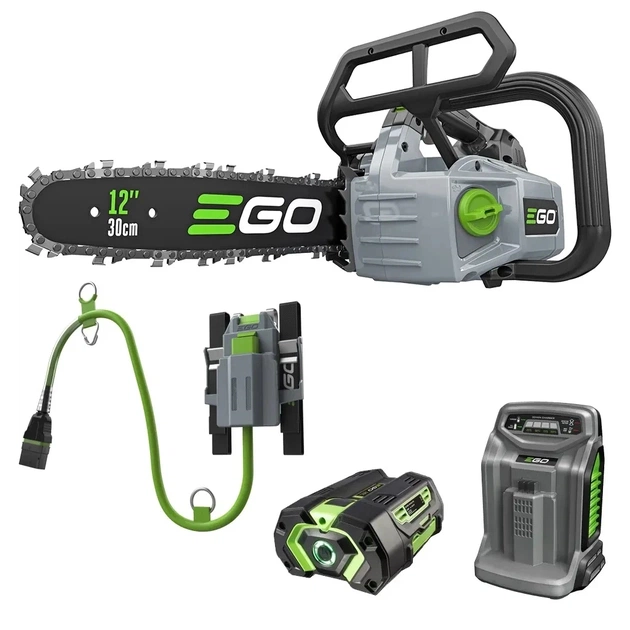 Ланцюгова пила EGO CSX3002 KIT, 56В, шина 30см, 45лан, 3/8P, 1,1мм, акум. 4Ah + ЗП (0140014003) - picture 1