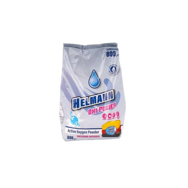 Пральний порошок Helmann Oxi Power Для всіх типів прання 800 г (4820268103932) - зображення 1