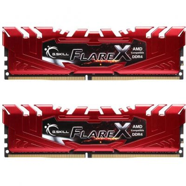 Модуль пам'яті для комп'ютера DDR4 32GB (2x16GB) 2400 MHz Flare X Red G.Skill (F4-2400C15D-32GFXR) - изображение 1